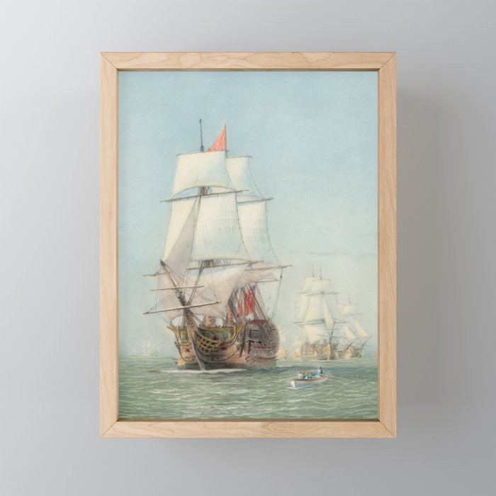 Vintage Ship Art Mini Art Print Gallery Image 1