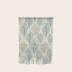 Minimalistic flow Peace lily soft green pattern Wall Hanging Gallery Image 1