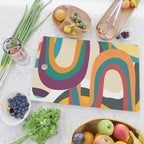 Groovy rainbow of doom Cutting Board Gallery Image 2
