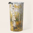 Autumn Birch Forest Travel Mug Gallery Image 3