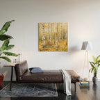 Autumn Birch Forest Wood Wall Art Gallery Image 2