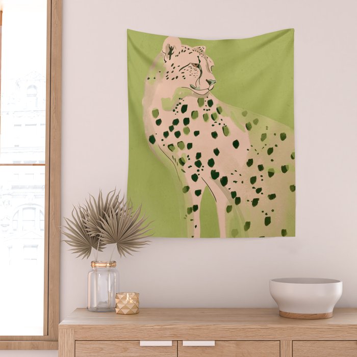 Cheetah 12 Wall Tapestry Gallery Image 2