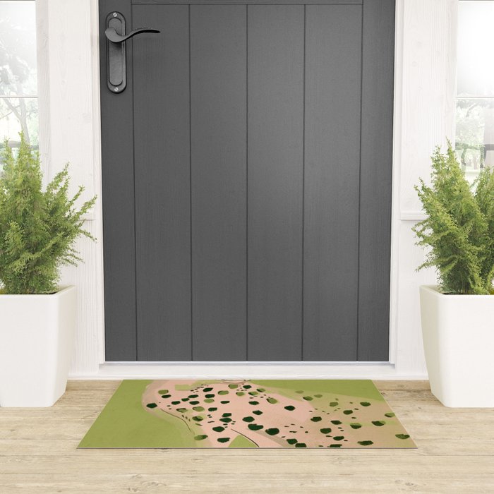 Cheetah 12 Welcome Mat Gallery Image 3