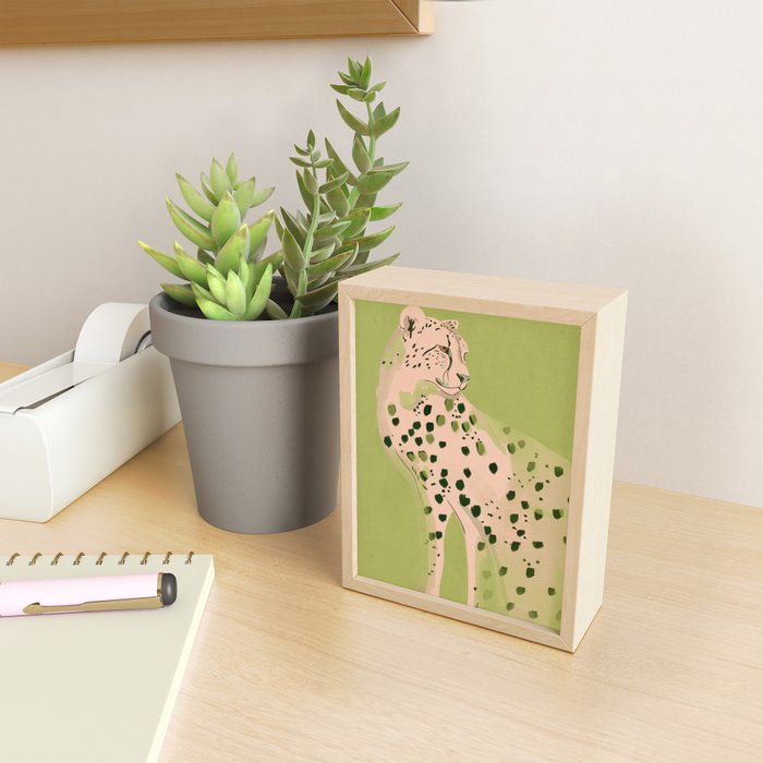 Cheetah 12 Mini Art Print Gallery Image 2