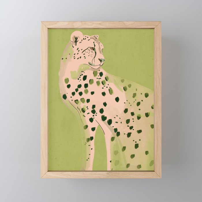 Cheetah 12 Mini Art Print Gallery Image 1