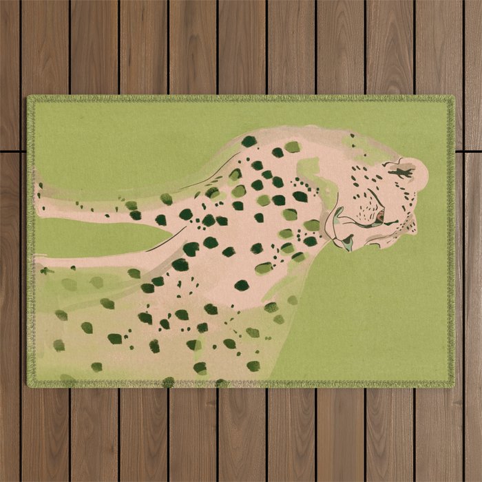 Cheetah 12 Outdoor Rug Gallery Image 1