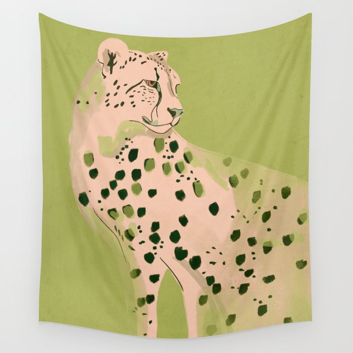Cheetah 12 Wall Tapestry Gallery Image 4