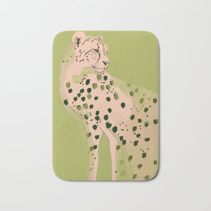 Cheetah 12 Bath Mat Gallery Image 1