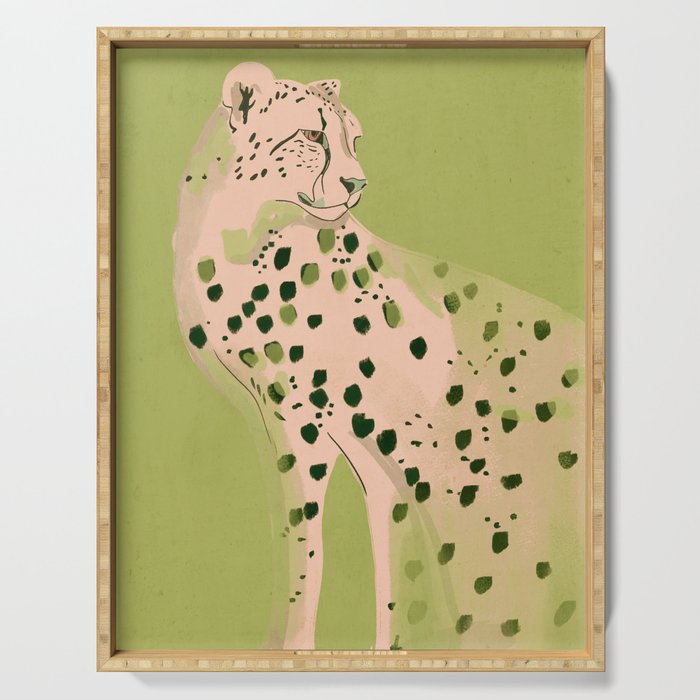 Cheetah 12 Serving Tray Gallery Image 1