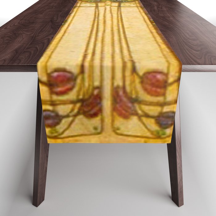 Charles Rennie Mackintosh , The Wassail , 1900 Table Runner Gallery Image 1