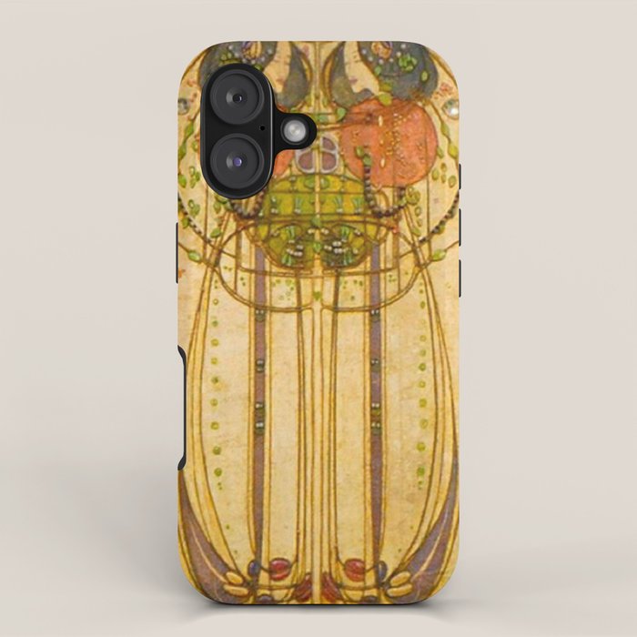 Charles Rennie Mackintosh , The Wassail , 1900 iPhone Case Gallery Image 1