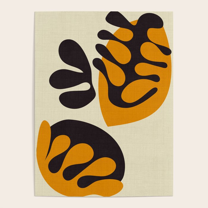 cut out organic abstract Poster Gallery Image 4