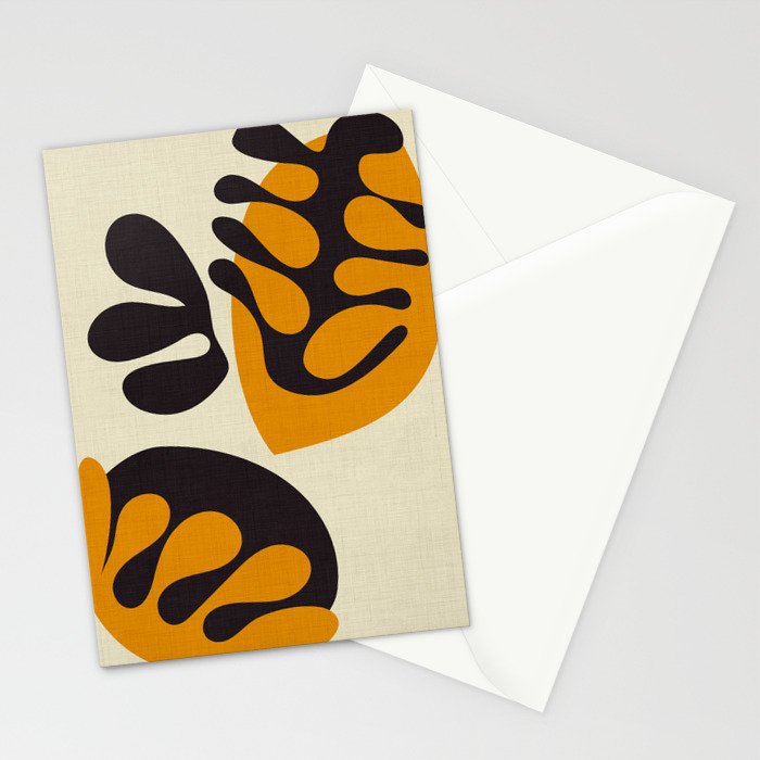 cut out organic abstract Stationery Card Gallery Image 2