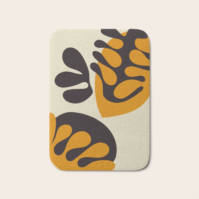 cut out organic abstract Bath Mat Gallery Image 1