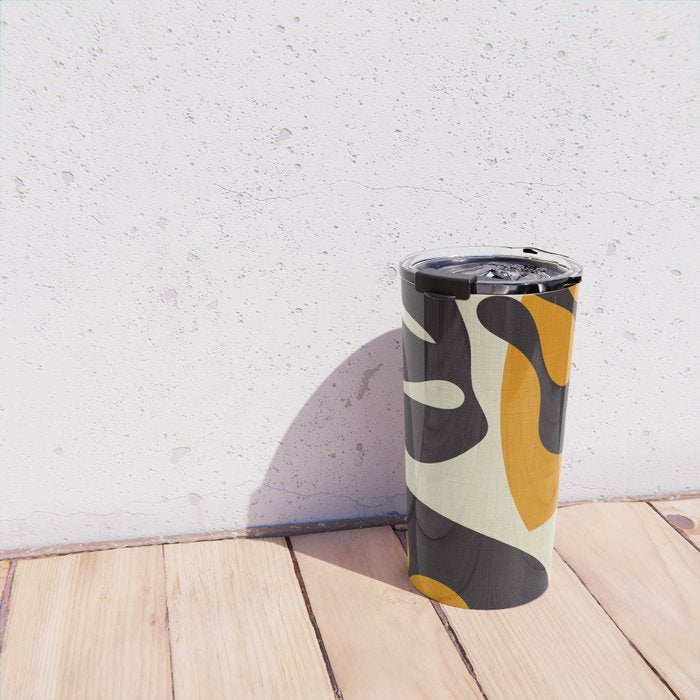 cut out organic abstract Travel Mug Gallery Image 4