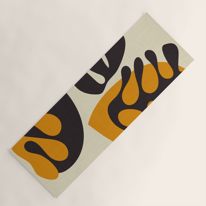 cut out organic abstract Yoga Mat Gallery Image 1