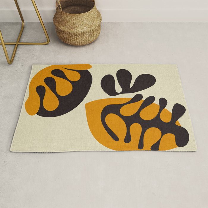 cut out organic abstract Rug Gallery Image 1
