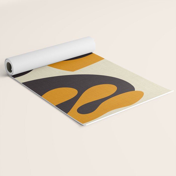 cut out organic abstract Yoga Mat Gallery Image 2
