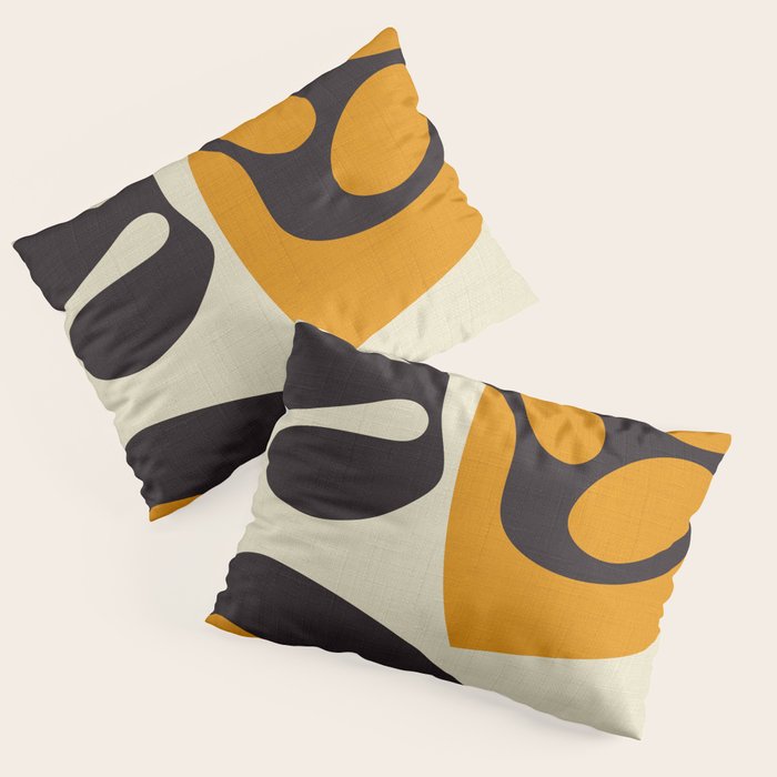 cut out organic abstract Pillow Sham Gallery Image 3