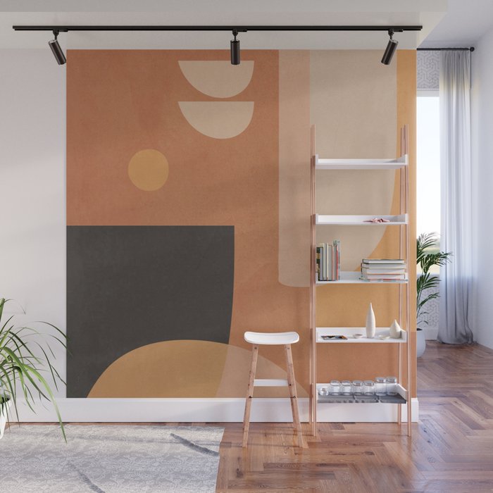 Abstract Art / Shapes Wall Mural Gallery Image 1