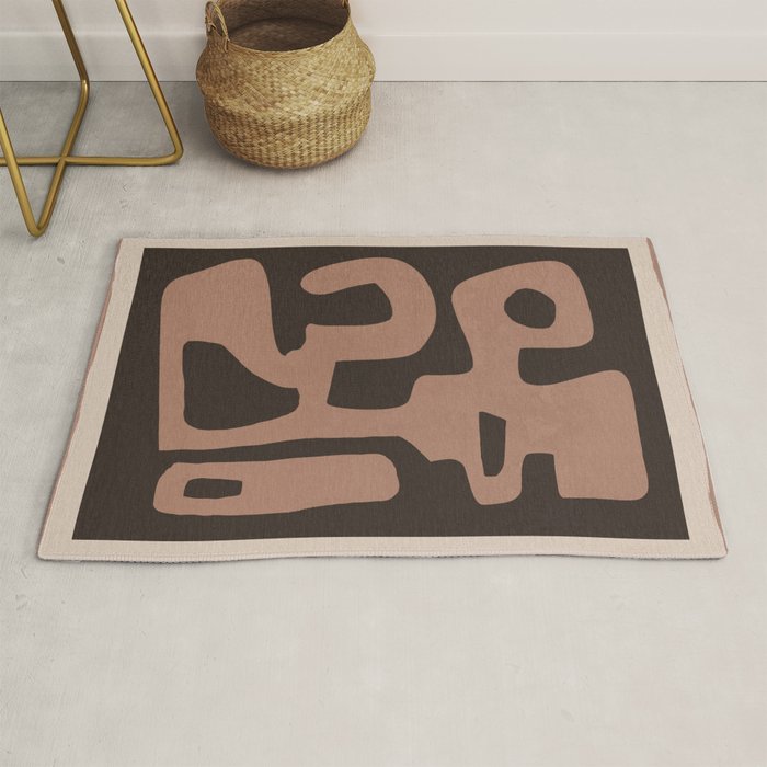 Modern Abstract Minimal Shapes 117a Rug Gallery Image 1