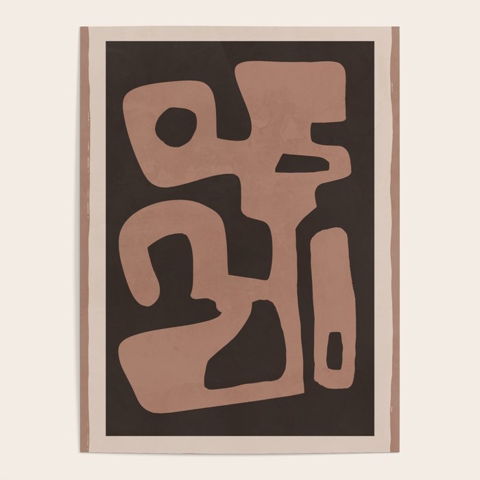 Modern Abstract Minimal Shapes 117a Poster Gallery Image 4