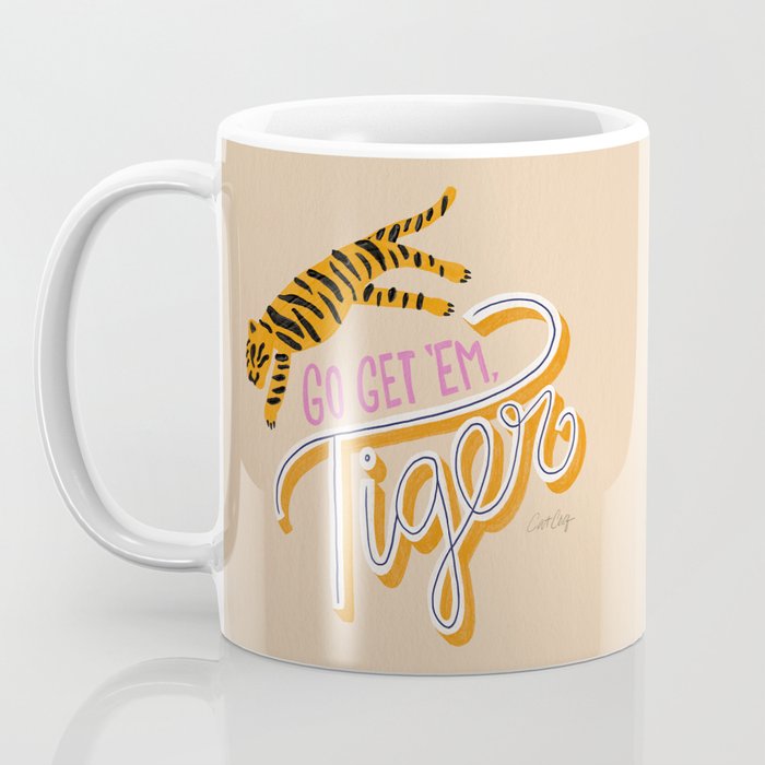 Go Get 'Em Tiger - Melon Coffee Mug Gallery Image 3