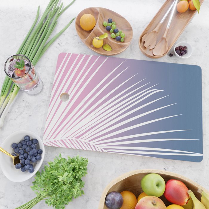 Pastel Palm 01 Cutting Board Gallery Image 2