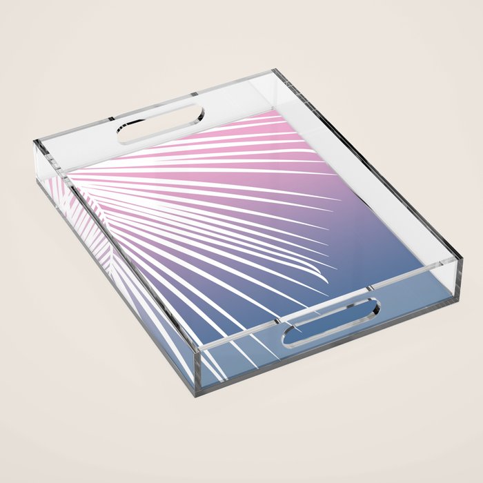 Pastel Palm 01 Acrylic Tray Gallery Image 1