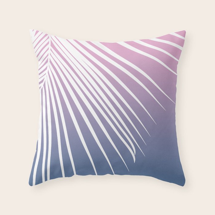 Pastel Palm 01 Throw Pillow Gallery Image 6