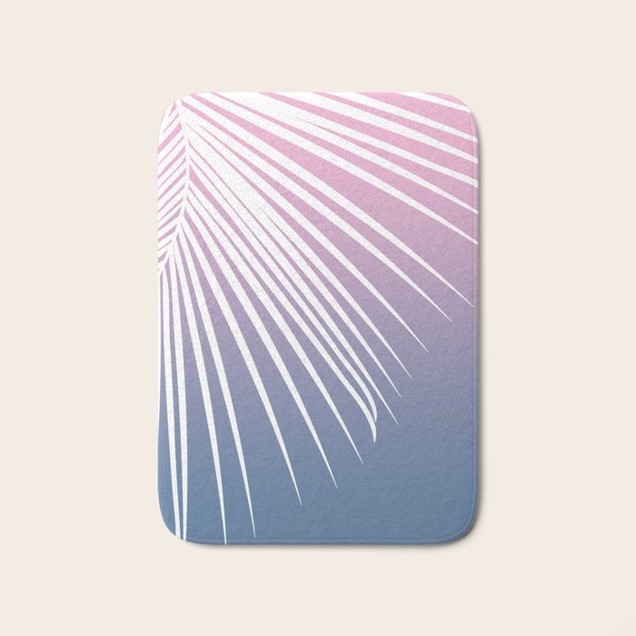 Pastel Palm 01 Bath Mat Gallery Image 1
