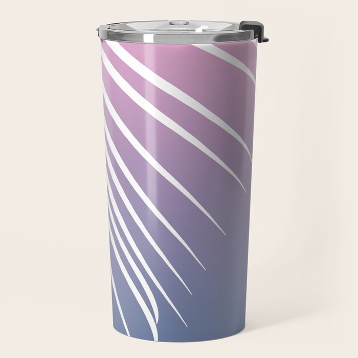 Pastel Palm 01 Travel Mug Gallery Image 2
