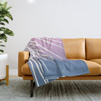 Pastel Palm 01 Throw Blanket Gallery Image 1
