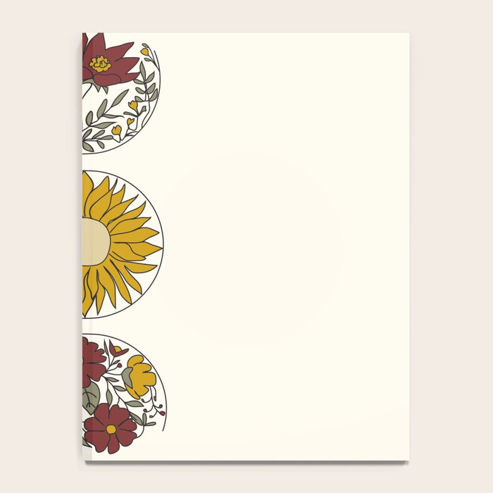 Floral Phases of the Moon Notebook Gallery Image 4