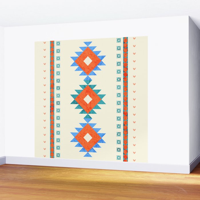 geometry navajo pattern no3 Wall Mural Gallery Image 2