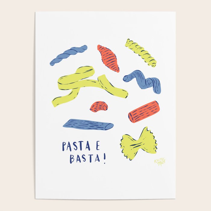Pasta in Primary Colors  Poster Gallery Image 1
