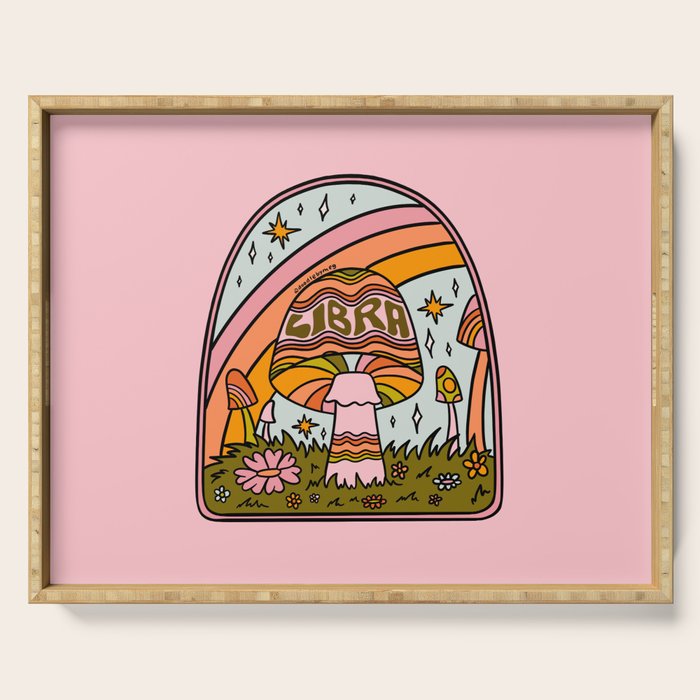 Libra Mushroom Serving Tray Gallery Image 1