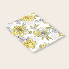 Luxurious pattern with yellow flowers Notebook Gallery Image 2