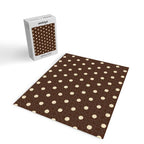 Vintage polka dots baroque brown & cream Jigsaw Puzzle Gallery Image 2