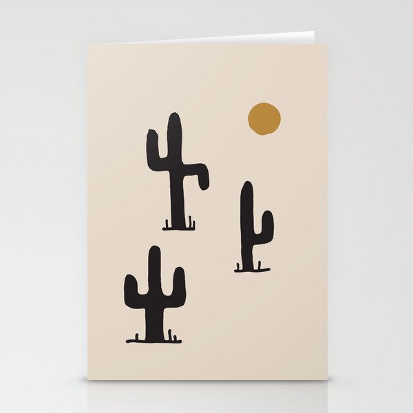 saguaro silent disco Stationery Card Gallery Image 1