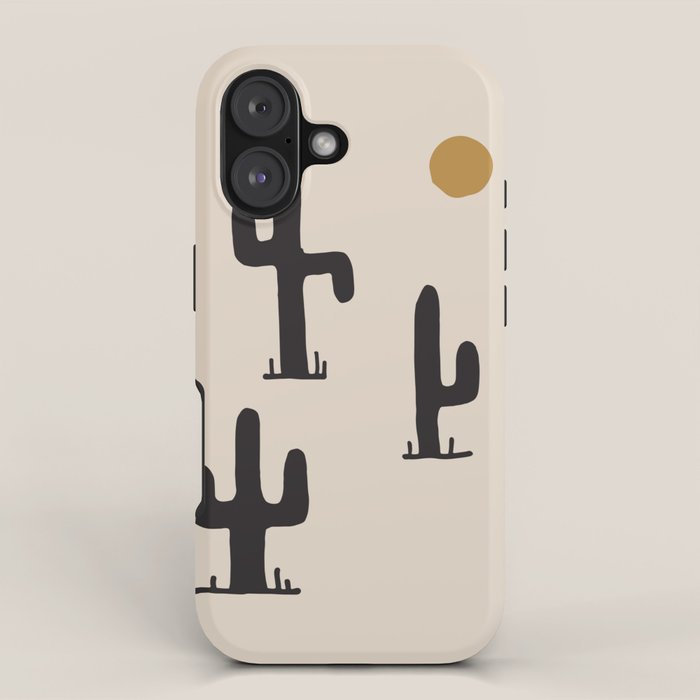 saguaro silent disco iPhone Case Gallery Image 1