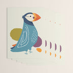 Quirky Atlantic Puffin Wrapping Paper Gallery Image 3