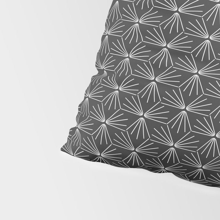 SUN TILE CHARCOAL Pillow Sham Gallery Image 4