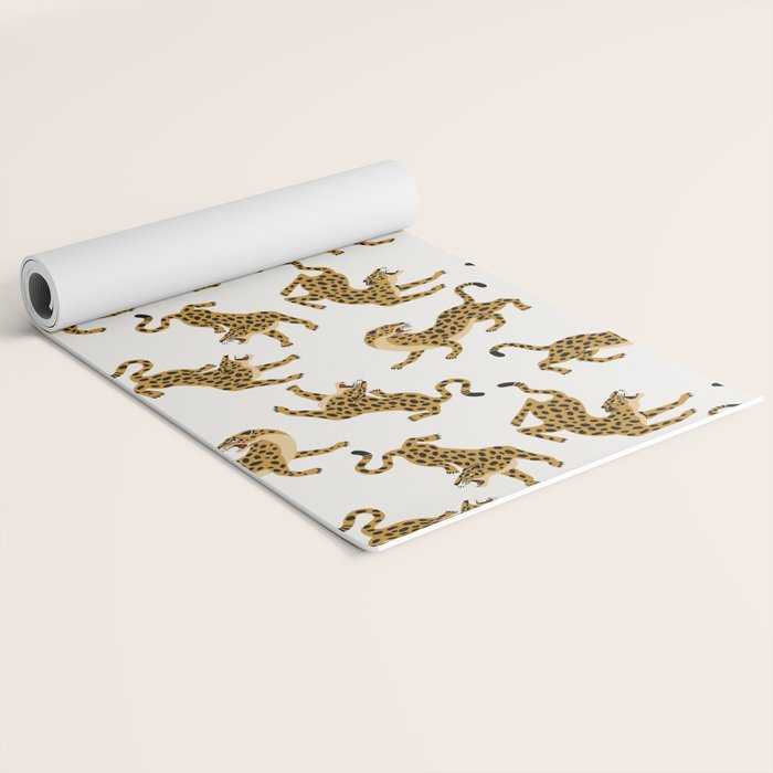 Bengal leopard Yoga Mat Gallery Image 2