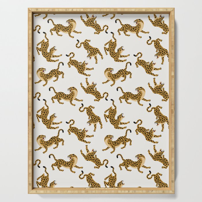Bengal leopard Serving Tray Gallery Image 1