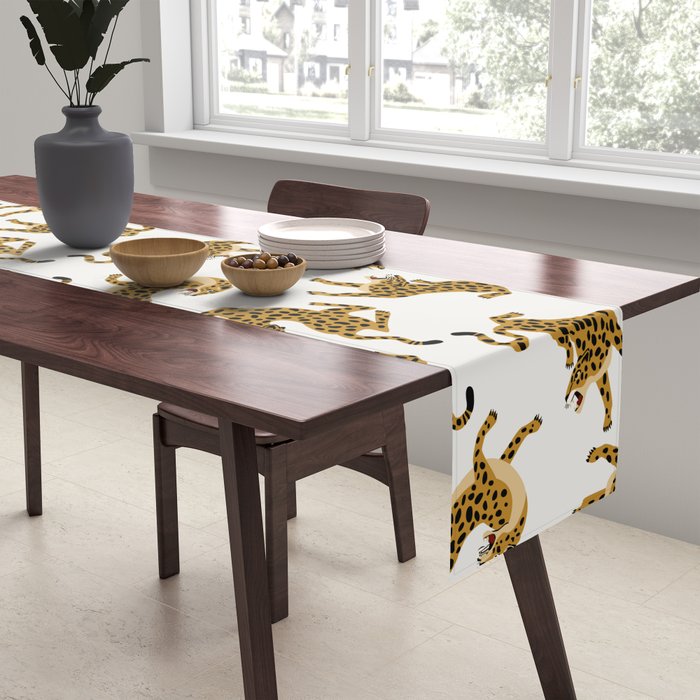 Bengal leopard Table Runner Gallery Image 2