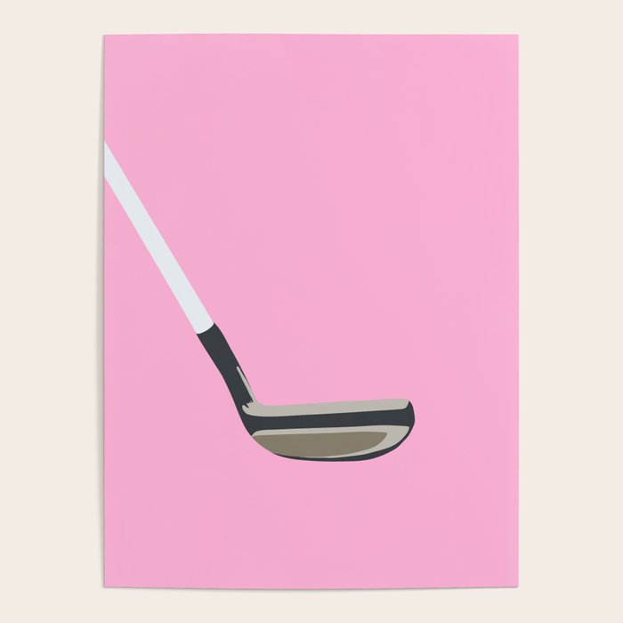 Golf Pink Poster Gallery Image 1
