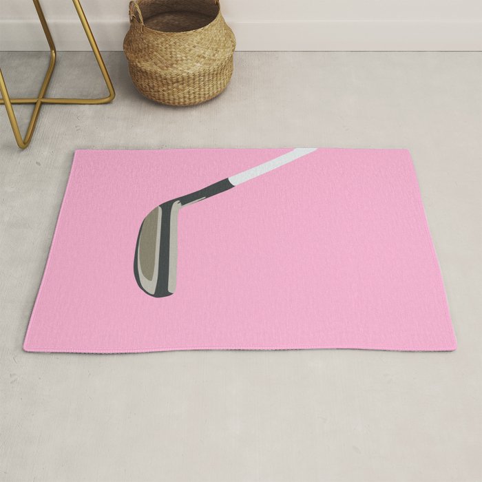 Golf Pink Rug Gallery Image 1