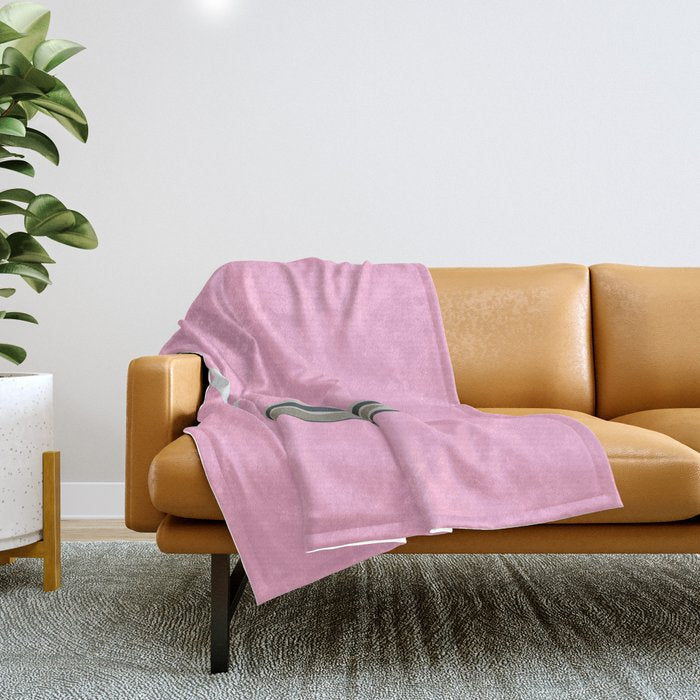 Golf Pink Throw Blanket Gallery Image 1