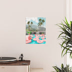 Flamingo Pool Party Poster Gallery Image 2